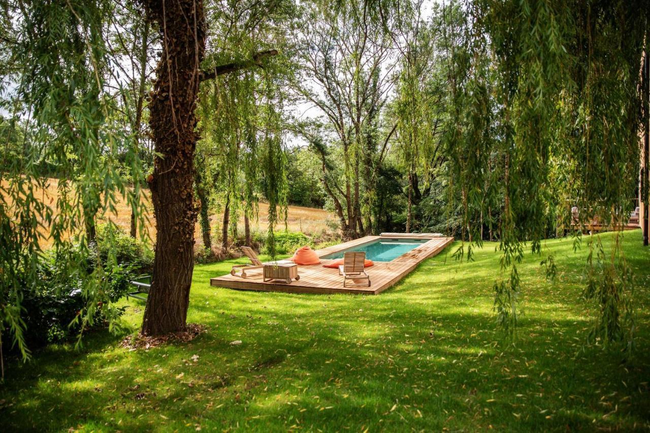 Bed and Breakfast Dans Les Arbres Lanta Exterior foto