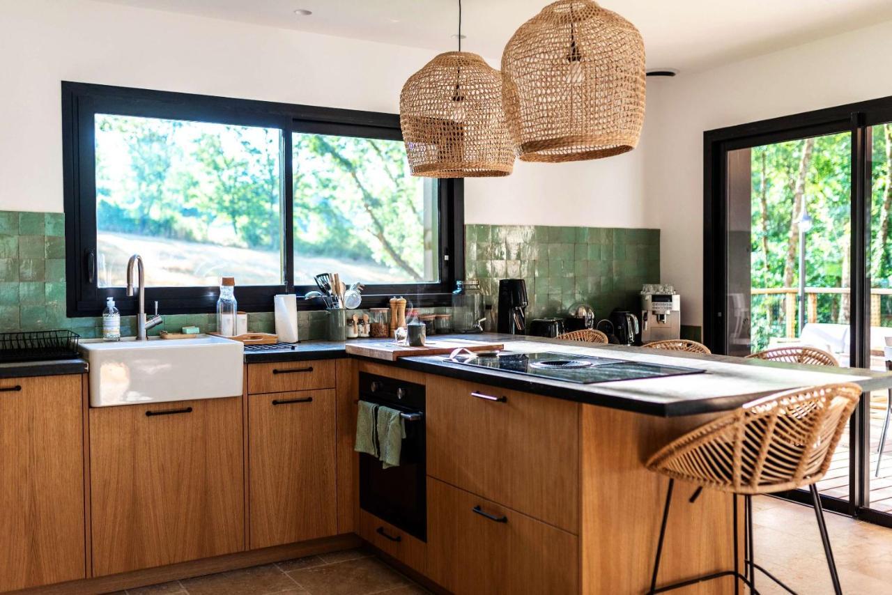 Bed and Breakfast Dans Les Arbres Lanta Exterior foto