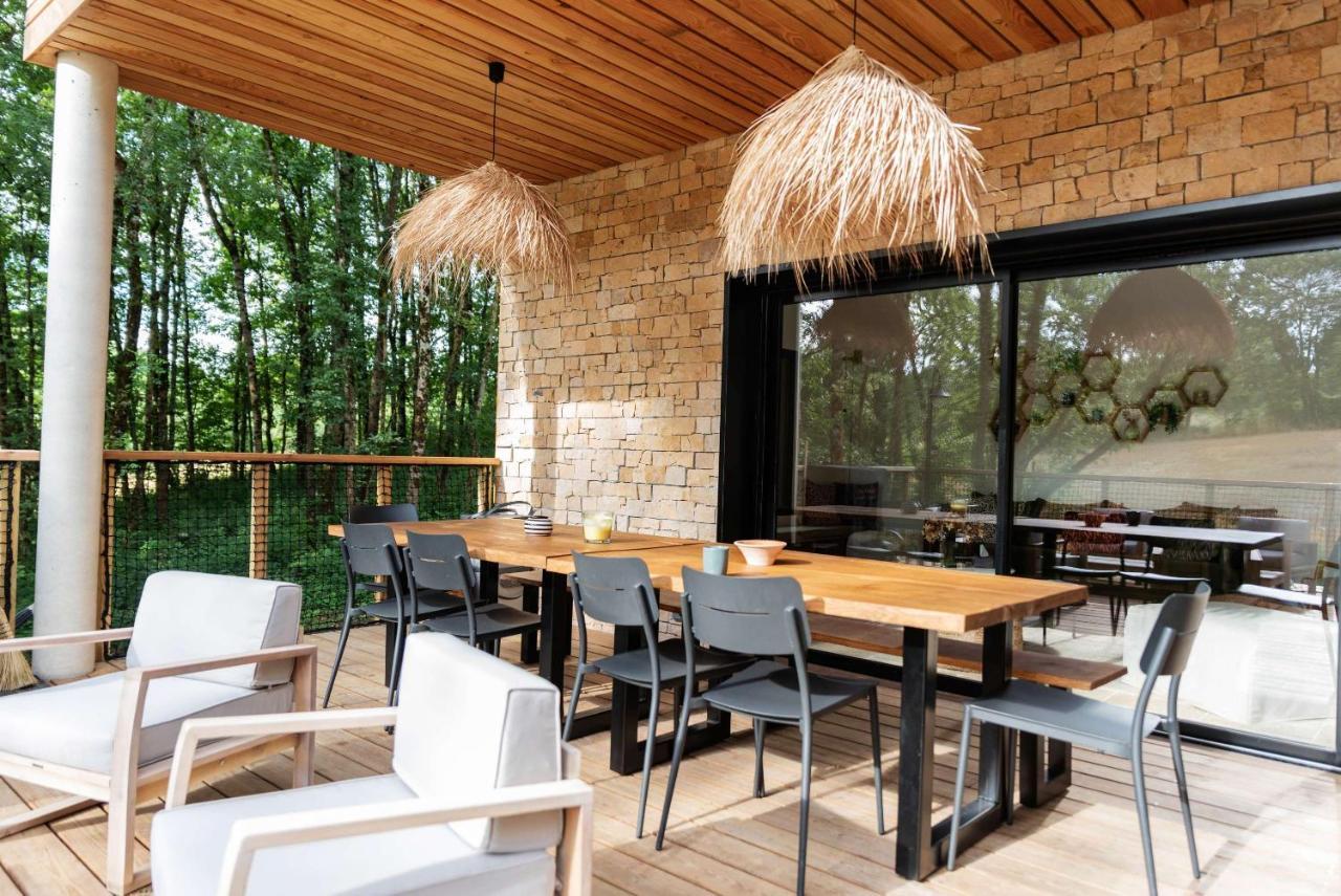 Bed and Breakfast Dans Les Arbres Lanta Exterior foto